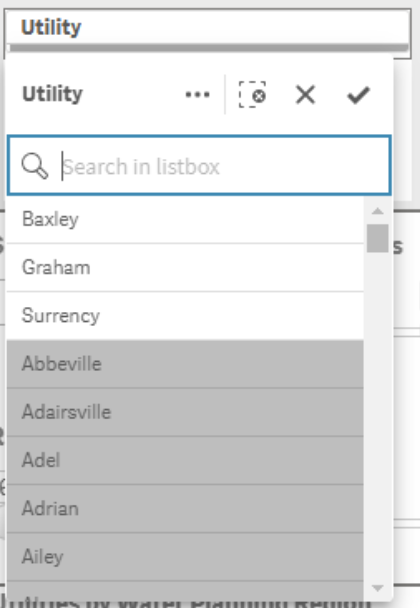 image of search with focused options